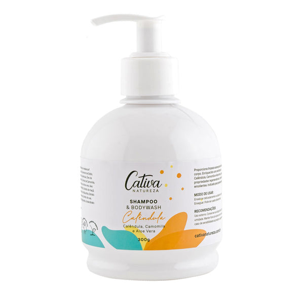 Shampoo & Bodywash de Calêndula (Infantil) da Cativa Natureza